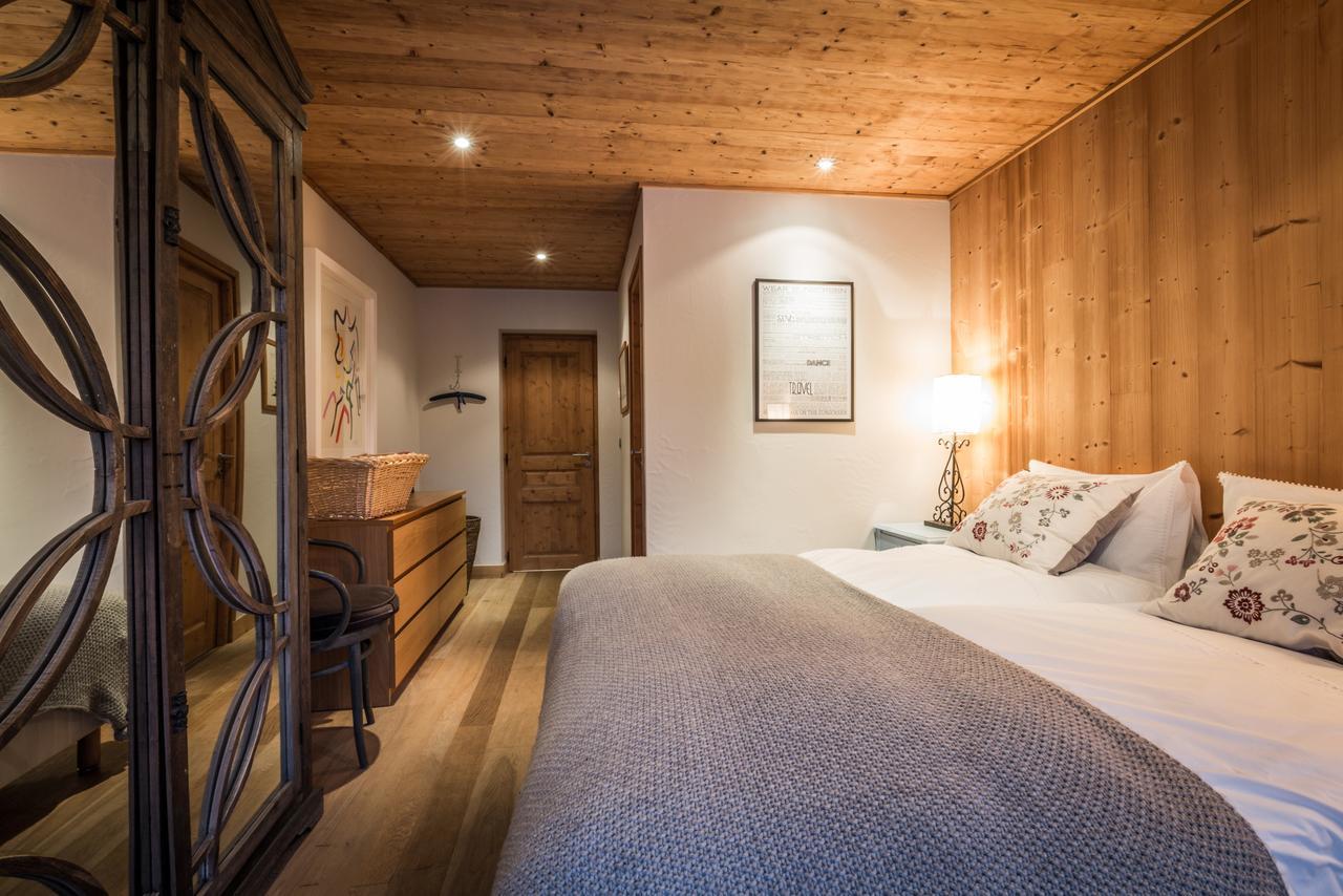 Apartment Au Bon Coin - Luxury Chamonix Hidden Haven, Mont Blanc View, Hot Tub And Garden Oda fotoğraf