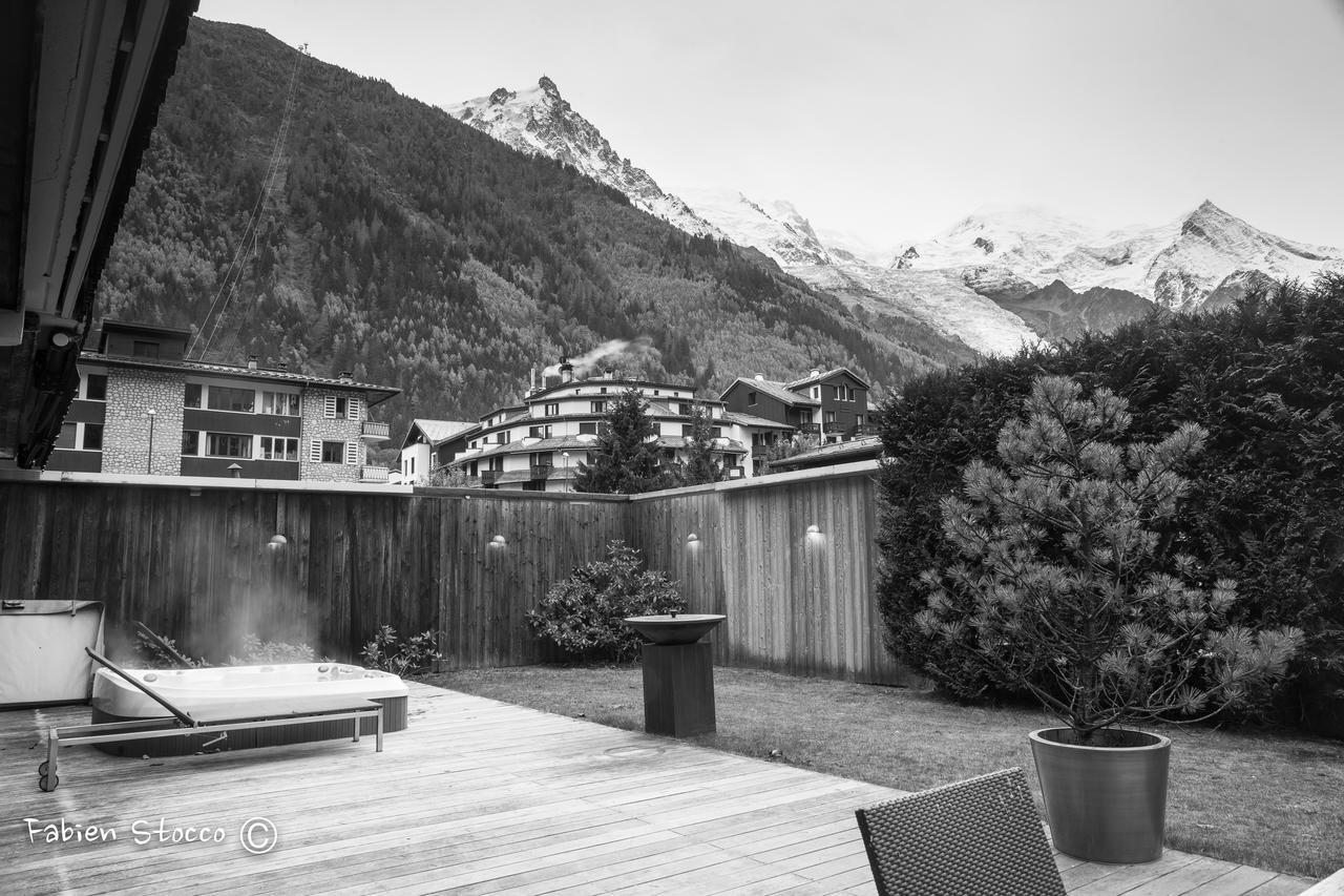 Apartment Au Bon Coin - Luxury Chamonix Hidden Haven, Mont Blanc View, Hot Tub And Garden Dış mekan fotoğraf